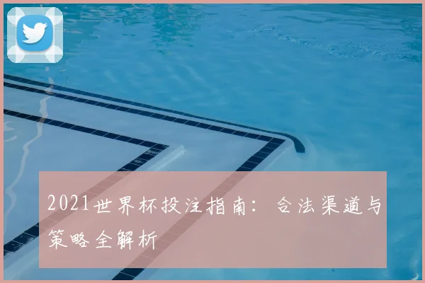 2021世界杯投注指南：合法渠道与策略全解析